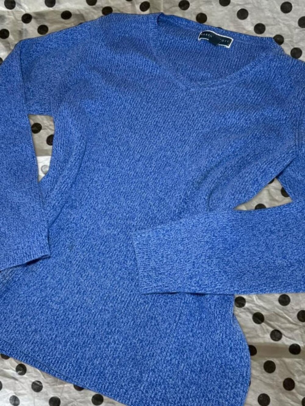 Blue long sleeve knit sweater ⭐️